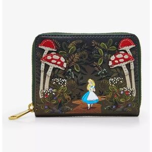 ISO Loungefly Alice in Wonderland Mushroom Wallet